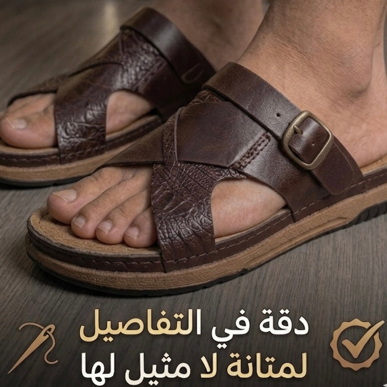 Sandal-Confort 100% cuire véritable￼