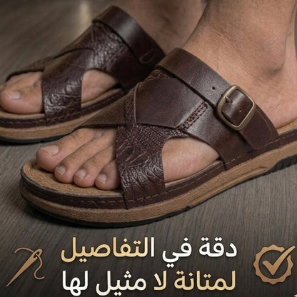 Sandal-Confort 100% cuire véritable￼
